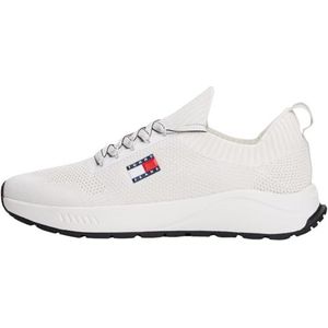 Ecru - Veterschoenen - Textiel - Rubber Zool - Sleehak