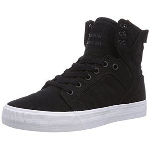 Supra Skytop D hoge sneakers voor volwassenen, uniseks, Zwart Zwart Zwart Wit Blk, 42.5 EU