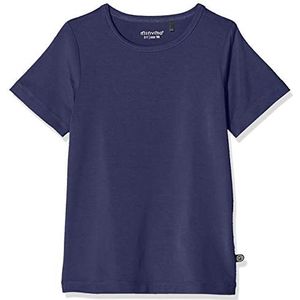 MINYMO - Meisjesblouse - Blauw - Korte Mouwen - 104 cm