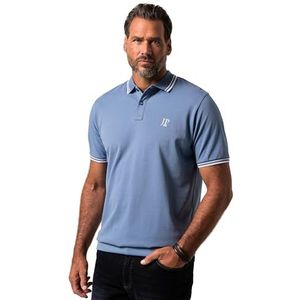 JP1880 Heren grote maten grote maten Menswear L-8XL poloshirt, buikfit, piqué, halve mouw, tot 8 XL