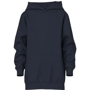 NAME IT Meisjes Nkfvilu Ls Nreg Long Sweat Wh Bru sweatshirt, Dark Sapphire, 116