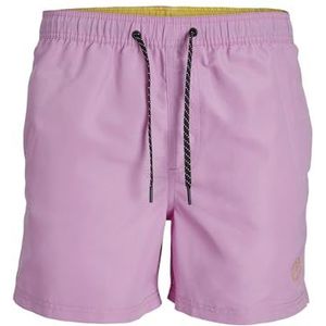 JACK & JONES Heren Jpstfiji Jjswim Solid Ly Sn Shorts, Strawberry Moon/Detail: solide, S