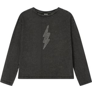 Springfield Lightning Bolt T-shirt met diamanten, grijs, maat 11-12