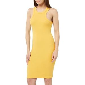 Noisy may Nmmaya S/L halterjurk voor dames, Amber Yellow, M