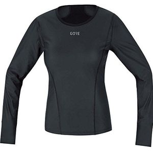 GORE WEAR Winddicht ondershirt met lange mouwen, multisport, GORE WINDSTOPPER, 42, zwart