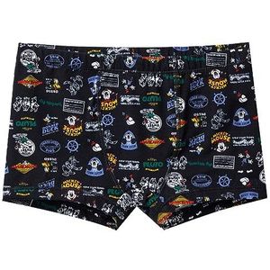 United Colors of Benetton Boxer 31HX0X00S kort, zwart, meerkleurig 66T, XS kinderen, Nero A Fantasia Multicolore 66t