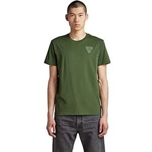 G-STAR RAW Men's Shield Chest hd T-shirt, Green (dk nuri Green 336-3476), S