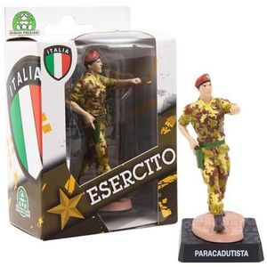 Giochi Preziosi Eer20700 - figuur met 8 cm, zeer gedetailleerde parachutejagers, zowel in het uniform als in de divisie, voor kinderen vanaf 3 jaar