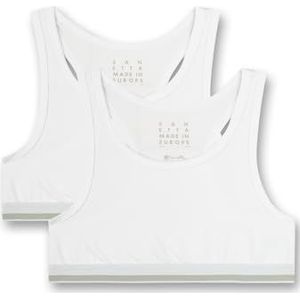 Sanetta BH  lichtgrijs / wit
