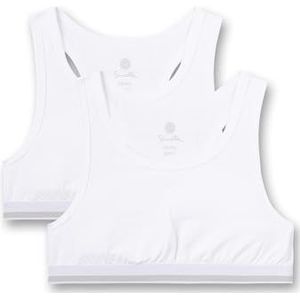 Sanetta BH  lichtgrijs / wit