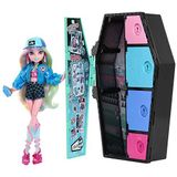 Monster High Pop en Modeset, Lagoona Blue met Verkleedkluis en meer dan 19 accessoires, Skulltimate Secrets HKY64