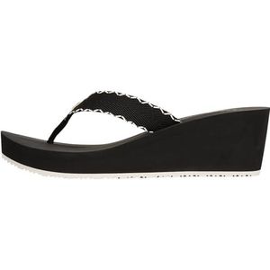 Tommy Hilfiger - Wedge Beach Sandal FW0FW08738 - Teenslippers - Zwart - Dames