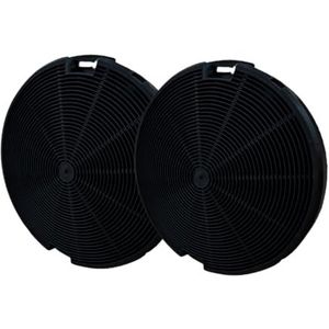 DL SERVICE Filter voor afzuigkap Faber Smeg Franke, actieve koolfilter, compatibel met Faber Smeg Franke afzuigkap, 2 filters