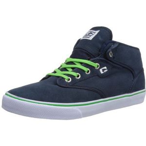 Globe Heren Motley Mid Hi-Top Trainers, 10 UK, Navy Moto Groen, 42 EU