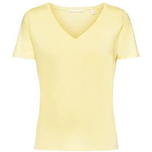 edc by ESPRIT T-shirt voor dames, 745/Light Yellow, XXS