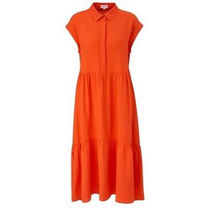 s.Oliver dames jurk lang, Orange, 40