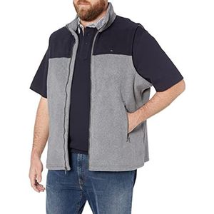 Tommy Hilfiger Polar Fleece Vest - XXL, marineblauw/lichtgrijs, XXL