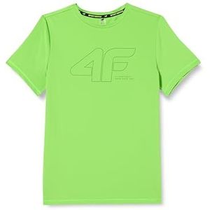 4F T-Shirt FNK M441 groen, kinderen, maat 134/140, Groen, 9-10 jaar