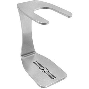 Golddachs scheerpenseelhouder van roestvrij staal, 1 stuk