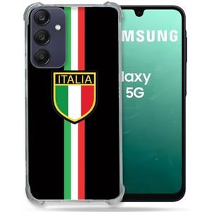 Cokitec Versterkte hoes voor Samsung Galaxy A16 5G Reizen Italië 3 Zwart