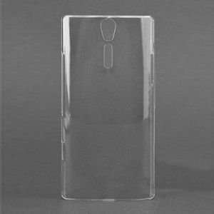 ENJOY 12477 Achterkant met beschermhoes voor Sony Xperia S transparant