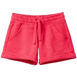 United Colors of Benetton Shorts voor meisjes en meisjes, Rood Magenta 34L, 150 cm