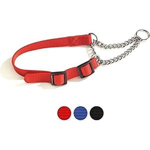 CAMON nylon S/T rood 15X450MM hondenschoenen en halsband voor honden, meerkleurig