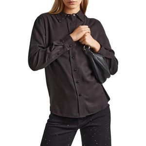 Pepe Jeans Dames Anette Shirt, Zwart (zwart), XS