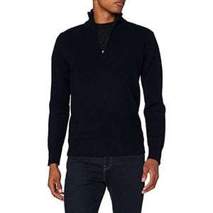 Schott NYC Herentrui/sweater - blauw - S