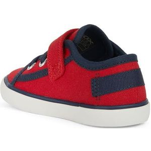 Geox Baby B Gisli Boy A Sneakers voor jongens, Red Navy, 24 EU