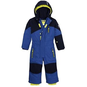 Killtec Kesley mini-ski-jumpsuit/sneeuwpak met capuchon en sneeuwvanger, koningsblauw, 122/128