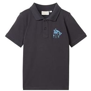 TOM TAILOR Poloshirt voor jongens, 29476 - Coal Grey, 92/98 cm