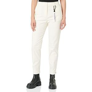 Love Moschino Boyfriend broek voor dames, met glanzende snit en pasta-effectlogo, print, casual broek, zwart denim, 34