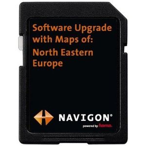 Navigon Upgrade MobileNavigator 6 voor PNA, Pakket 3, Noord-Oost-Europa