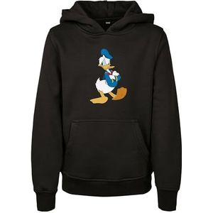 Mister Tee Donald Duck Pose Hoody Sweatshirt voor kinderen, uniseks, zwart, 110/116 cm