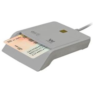 Woxter Elektronische ID Reader wit - elektronische ID-lezer, ID 3.0, compatibel met pc en MAC