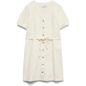 Vmjanet - Korte Jurk - Denim - V-Hals - Korte Mouwen