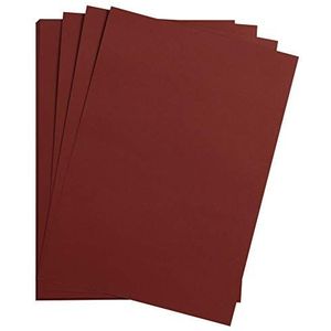 Clairefontaine 975576C verpakking met 25 knutseldozen Maya, 185 g, DIN A2, 42 x 59,4 cm, 1 verpakking, bordeaux