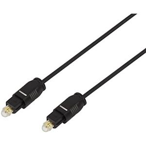 LogiLink Toslink-kabel biedt de beste geluidskwaliteit voor je soundbar, thuisbioscoop, hifi-installatie, gameconsole, enz. in 1,5 m