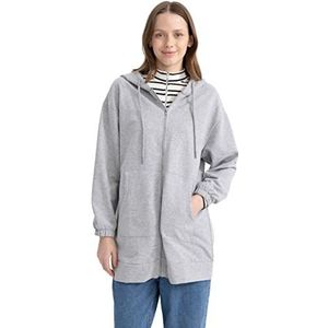 DeFacto Damescardigan Sweater, grijs, S