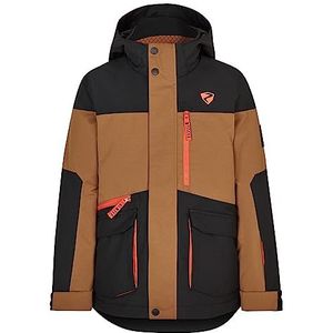 Ziener Agonis Ski-jack voor jongens, winterjas, waterdicht, winddicht, warm, zwart, 152