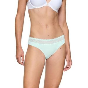 Triumph Dames Feel of Modal Tai Slips, blauw (Crystal Blue), XS