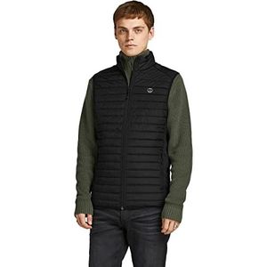 Jack & Jones JJEMULTI Bodywarmer halsketting, zwart, XS