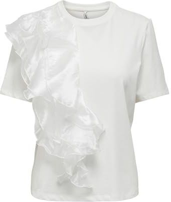 Only - Sportshirt - Normale Pasvorm - Ronde Hals - Korte Mouwen