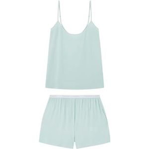 Women'Secret Korte pyjama voor dames, Groen, L