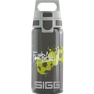 SIGG VIVA ONE kinderdrinkfles (0.5 L), vervuilingsvrije kinderfles met lekvrij deksel, sportdrinkfles voor één hand