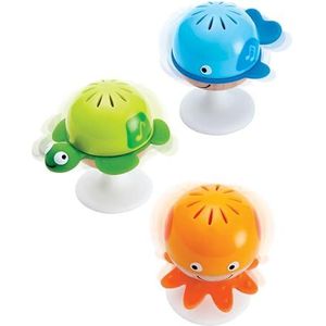 Rattle Set, Hape “Stay-Put” 3 Sea Creatures With Individual Sounds, Teether Details and Suction Pads. 0+ months