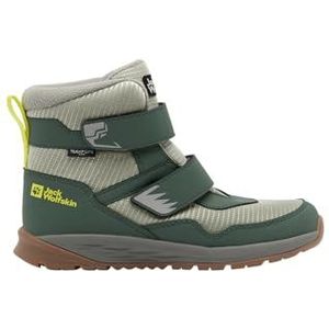 Jack Wolfskin Polar Bear-b Texapore Mid Vc K winterlaarzen voor kinderen, Groen (Slate green), 37 EU