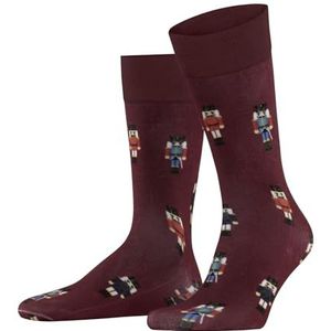 Burlington - December Days - Sokken - Rood Wine - 1 Paar - M