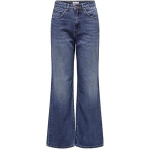 ONLHOPE EX HW Wide DNM DNM GUABOX, blauw (medium blue denim), 31W / 32L